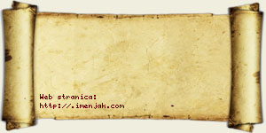 Emilija Dinić vizit kartica